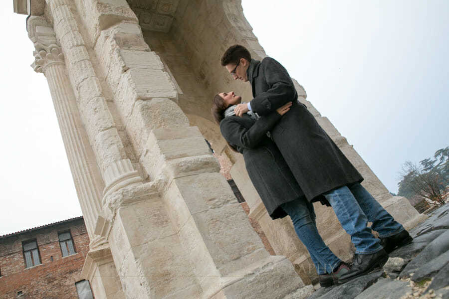 Marion e Roberto , fotografo verona Luci e ombre