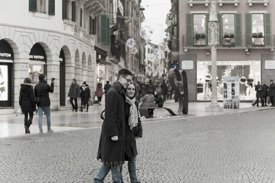 Marion e Roberto , fotografo verona Luci e ombre