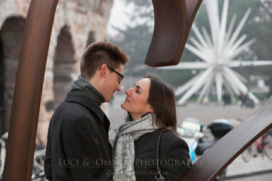 Marion e Roberto , fotografo verona Luci e ombre