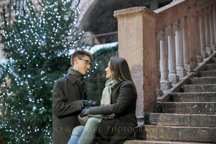 Marion e Roberto , fotografo verona Luci e ombre